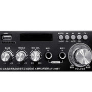 AV-298BT 300W+300W Hi-Fi Stereo Amplifier Bluetooth Home Audio Karaoke Digital Amplifier AU Plug