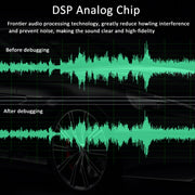 EQ-819 Car Audio Equalizer EQ Tuning Crossover Amplifier Supports Dual Microphone Input Reverberation Adjustment