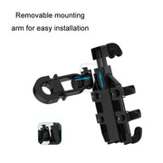 JNHW Motorcycle Bicycle Eight Claw Mobile Phone Navigation Shockproof Bracket, Style: For Rearview Mirror
