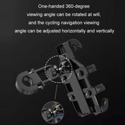 JNHW Motorcycle Bicycle Eight Claw Mobile Phone Navigation Shockproof Bracket, Style: For Rearview Mirror