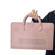 15.6 / 16 Inch Pink Girl Style PU Laptop Bag Protective Case with Handle - 15.6 - 17 inch by PMC TechLife | Online Shopping South Africa | PMC TechLife | Buy Now Pay Later Mobicred