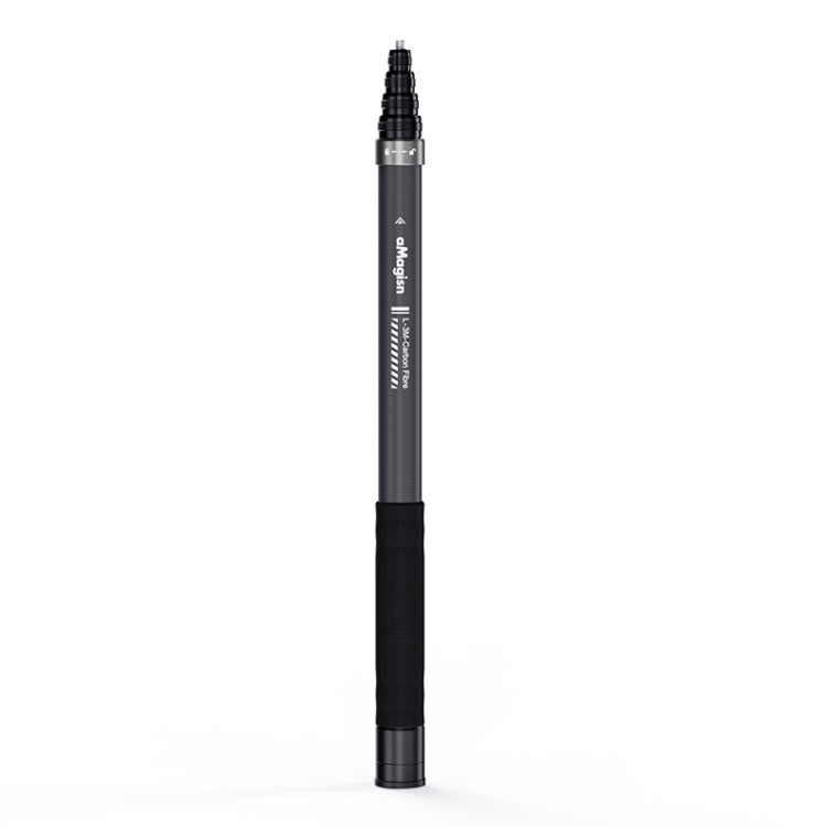 aMagisn 3m Carbon Fiber Invisible Selfie Stick Extension Rod For Action Camera