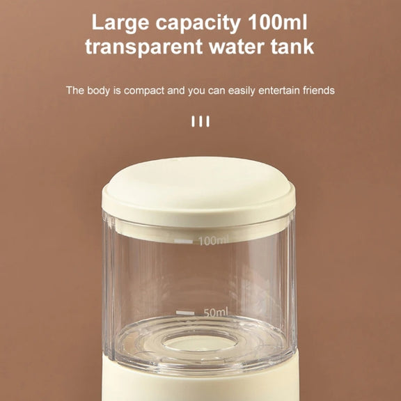 Wireless Portable Coffee Machine Compatible With Ground Coffee & NS Capsule(Beige)