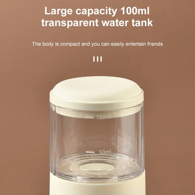 Wireless Portable Coffee Machine Compatible With Ground Coffee & NS Capsule(Beige)