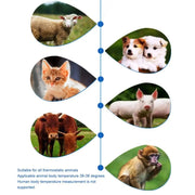 ELOFS EF-07 Pet Dog Cat Ear Digital Thermometer Accurate Infrared Measuring Animal Thermometer(White)