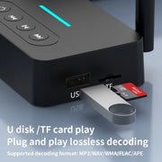 D9 2-in-1 Old-fashioned Audio Car Bluetooth Receiver Transmitter NFC Music Bluetooth Adapter