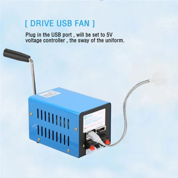 GOSO 20W Hand Crank Generator With USB Port For Disaster Emergency