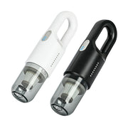 Wireless Car-mounted High-power Suction Handheld Vacuum Cleaner, Color: White 7.4V