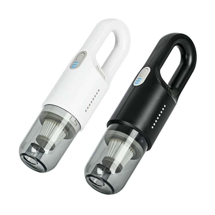 Wireless Car-mounted High-power Suction Handheld Vacuum Cleaner, Color: Black 7.4V