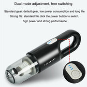 Wireless Car-mounted High-power Suction Handheld Vacuum Cleaner, Color: Black Two-speed Adjustment 11.1V