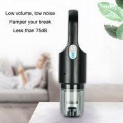 Wireless Car-mounted High-power Suction Handheld Vacuum Cleaner, Color: Black Two-speed Adjustment 11.1V