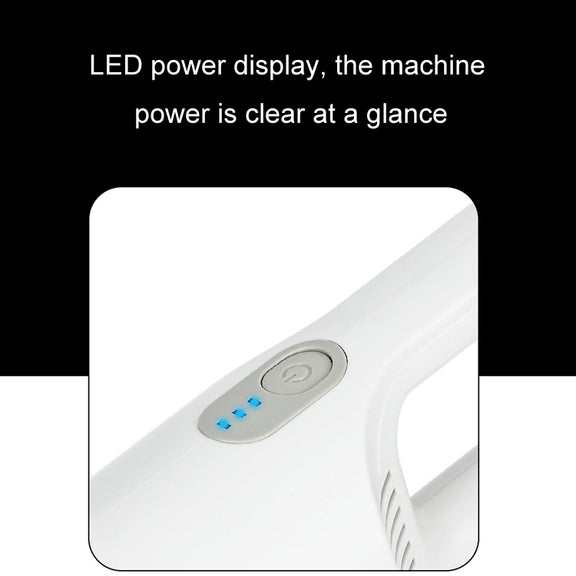 Wireless Car-mounted High-power Suction Handheld Vacuum Cleaner, Color: White 7.4V