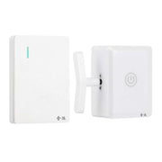 HanPai Intelligent Remote Control Home Use No Wiring Lazy Lights Off Tool(RF Model White)