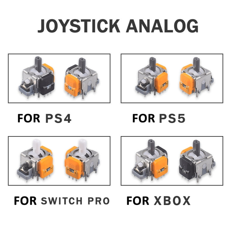 For PS4 High-precision Adjustable Hall Electromagnetic Joystick