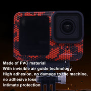 For GOPro HERO13 Black Camera Stickers Body Protective Film, Style: 16 Snake Scale Green