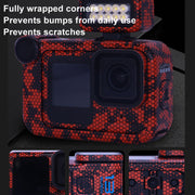 For GOPro HERO13 Black Camera Stickers Body Protective Film, Style: 14 Snake Scale White