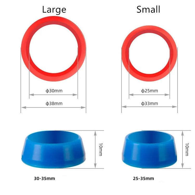 10pcs Mountain Road Bike Seatpost Water-resistant Dustproof Cover, Color: Blue For 30-35mm