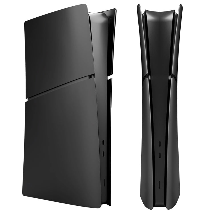 For PS5 Slim Replacement Faceplate Shell Detachable Protective Case, Model: Digital Edition Black
