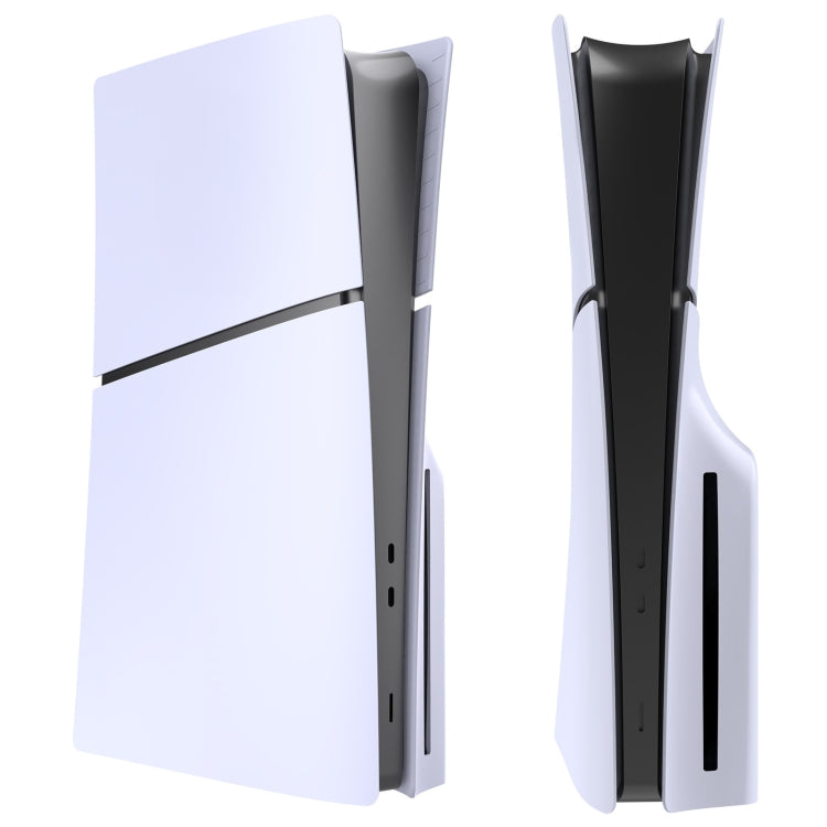 For PS5 Slim Replacement Faceplate Shell Detachable Protective Case, Model: Disc Edition White