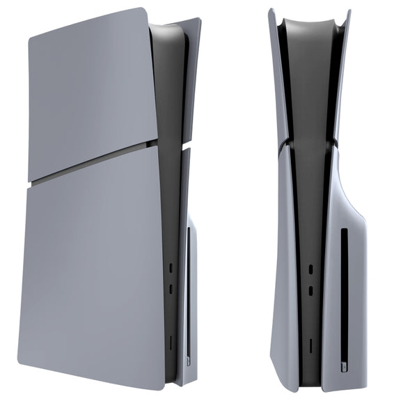 For PS5 Slim Replacement Faceplate Shell Detachable Protective Case, Model: Disc Edition Gray