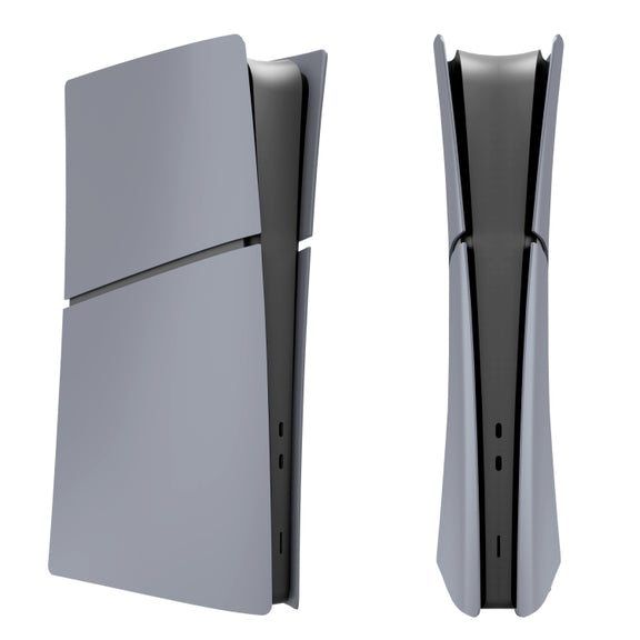 For PS5 Slim Replacement Faceplate Shell Detachable Protective Case, Model: Digital Edition Gray
