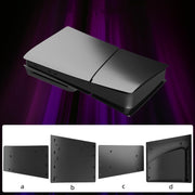 For PS5 Slim Replacement Faceplate Shell Detachable Protective Case, Model: Disc Edition Black