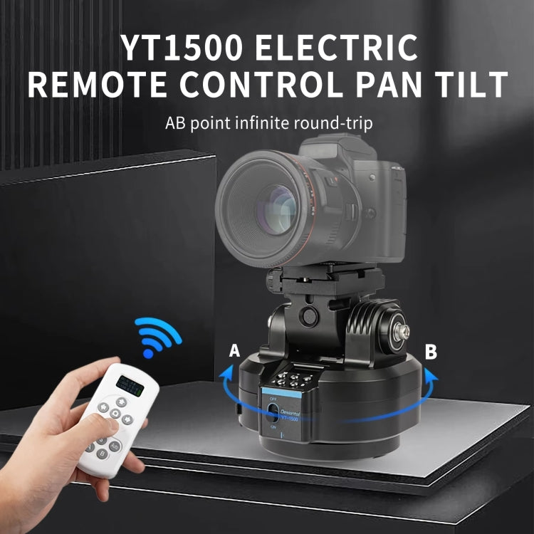 Desiontal YT-1500 Electric Gimbal Mobile Camera Live Streaming Panoramic Stabiliser With Rocker Rotation(Standard)