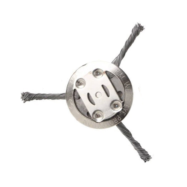 Steel Wire Weeding Wheel Twisted Wire Weeding Disc Mower Blade Accessories, Spec: 3-heads