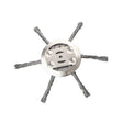 Steel Wire Weeding Wheel Twisted Wire Weeding Disc Mower Blade Accessories, Spec: 6-heads - Lawn Mower, Saws & Accessories by PMC TechLife | Online Shopping South Africa | PMC TechLife | Buy Now Pay Later Mobicred
