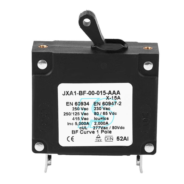 80V DC Overload Hydraulic Reset Circuit Breaker, Rated Current: 15A