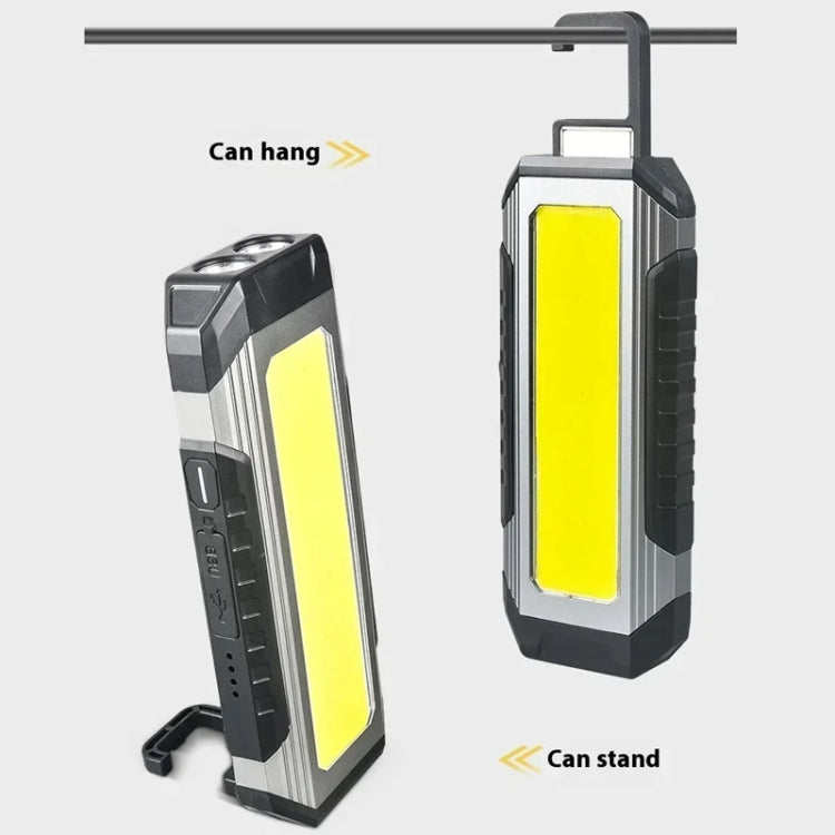 E-SMARTER KXK586 Flat Work Light LED Work Auto Repair Light USB Rechargeable Repair Light With Magnetic Attachment