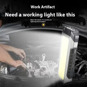 E-SMARTER KXK586 Flat Work Light LED Work Auto Repair Light USB Rechargeable Repair Light With Magnetic Attachment