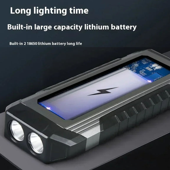 E-SMARTER KXK586 Flat Work Light LED Work Auto Repair Light USB Rechargeable Repair Light With Magnetic Attachment