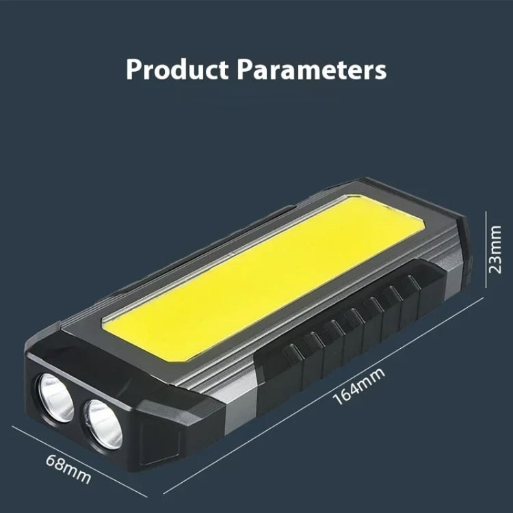 E-SMARTER KXK586 Flat Work Light LED Work Auto Repair Light USB Rechargeable Repair Light With Magnetic Attachment