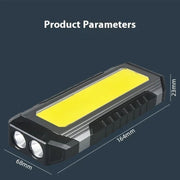 E-SMARTER KXK586 Flat Work Light LED Work Auto Repair Light USB Rechargeable Repair Light With Magnetic Attachment