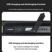E-SMARTER KXK586 Flat Work Light LED Work Auto Repair Light USB Rechargeable Repair Light With Magnetic Attachment