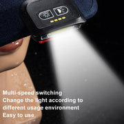 E-SMARTER H49 LED Induction Headlamp Fishing Hat Clip Light