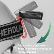 E-SMARTER H49 LED Induction Headlamp Fishing Hat Clip Light