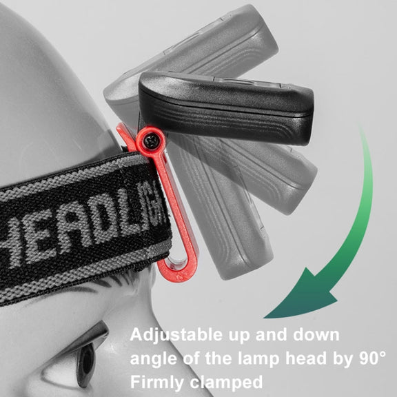 E-SMARTER H49 LED Induction Headlamp Fishing Hat Clip Light
