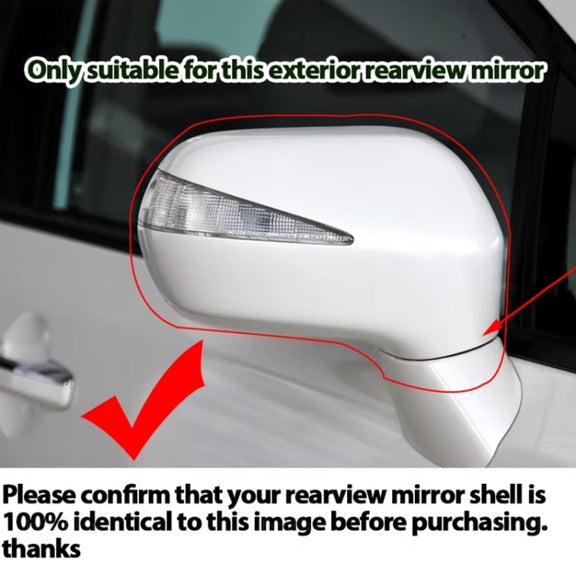 For Honda Civic MK8 Car Dynamic LED Water Flow Turn Signal Rearview Mirror Lights, Color: Yellow Light