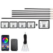 10 in 1 Car Hidden Acrylic LED Colorful Decorative Atmosphere Light Strip