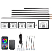 14 in 1 Car Hidden Acrylic LED Colorful Decorative Atmosphere Light Strip