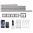 18 in 1 Car Hidden Acrylic LED Colorful Decorative Atmosphere Light Strip - Atmosphere lights by PMC Jewellery | Online Shopping South Africa | PMC Jewellery | Buy Now Pay Later Mobicred