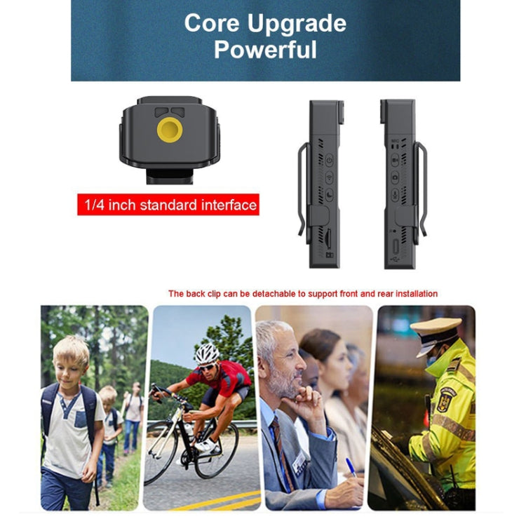 WIFI HD Night Vision Chest-Worn Work Recorder Cycling Camera, Model: L13+128G TF Card+Bracket