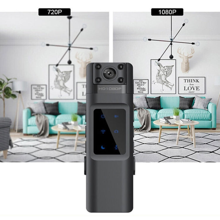 WIFI HD Night Vision Chest-Worn Work Recorder Cycling Camera, Model: L13+128G TF Card+Bracket