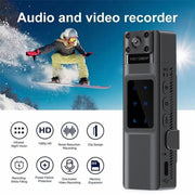 WIFI HD Night Vision Chest-Worn Work Recorder Cycling Camera, Model: L13+128G TF Card+Bracket