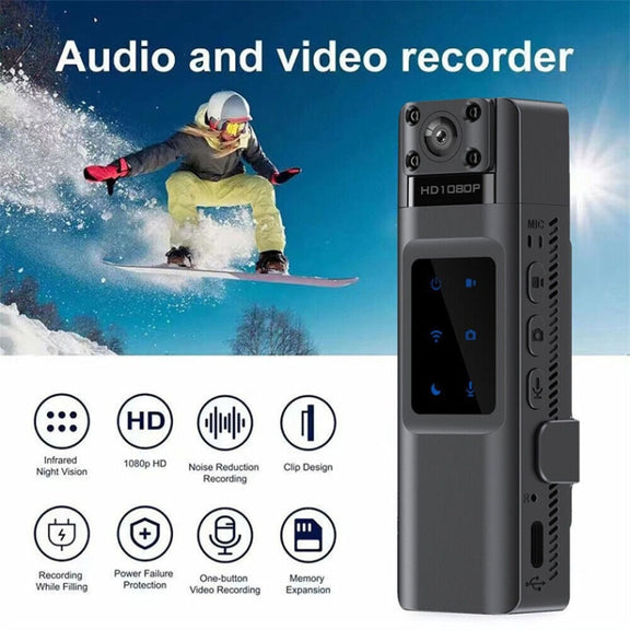WIFI HD Night Vision Chest-Worn Work Recorder Cycling Camera, Model: L13+64G TF Card