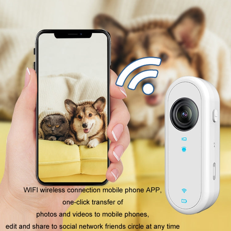 HD Outdoor Portable Pet Recorder Cycling Sports Camera, Specifications: With Silicone Collar
