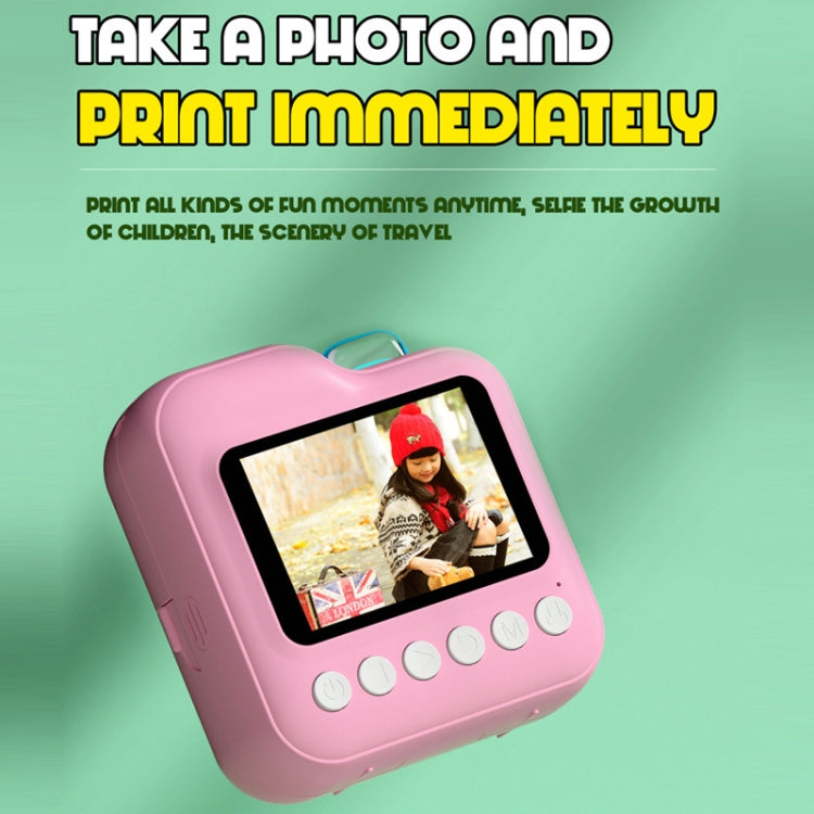 Mini Children High-Definition Printing Digital Camera, Color: Pink+32G TF Card