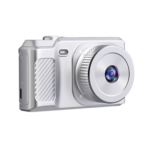 1080P HD Student Retro Digital Card Camera, Color: White+32G